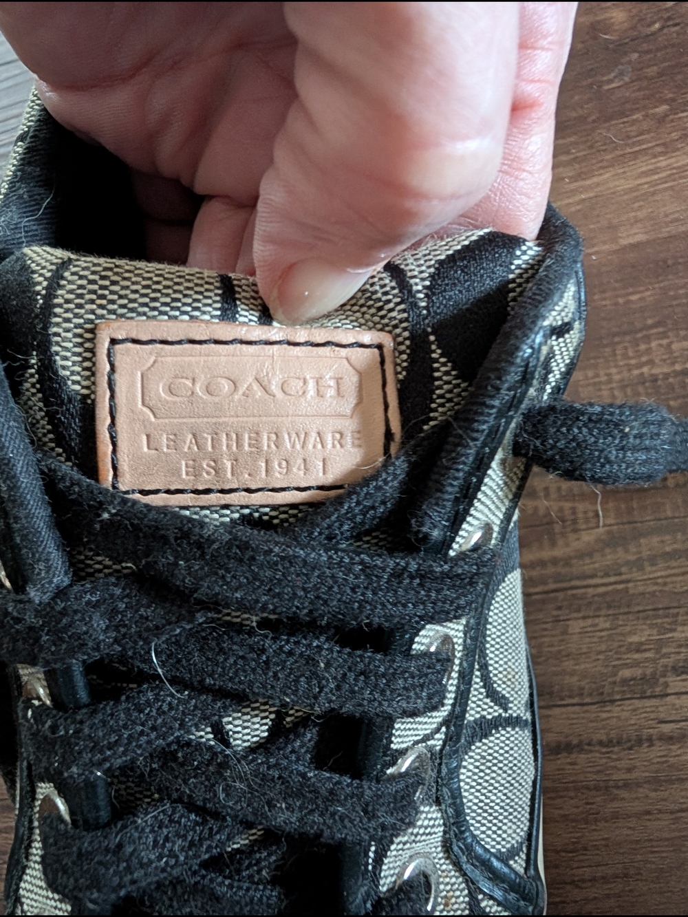 Coach Canvas Sneakers - Picture 3 of 5